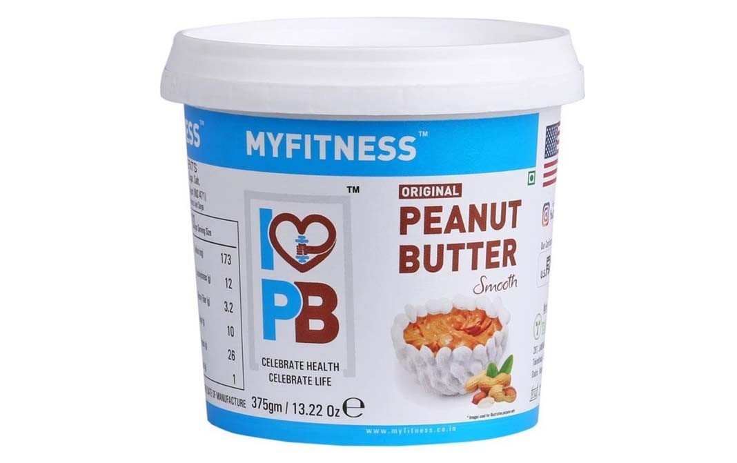 Myfitness Original Peanut Butter Smooth   Tub  375 grams